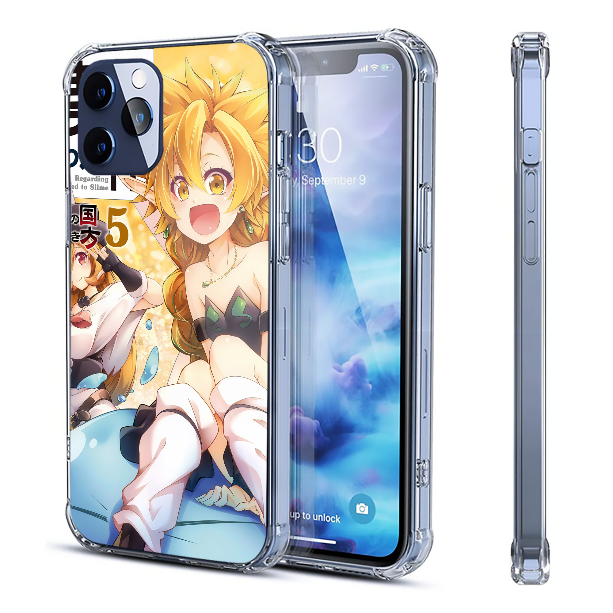 （画像用） 転スラ Regarding Reincarnated to Slime 【iPhone 12シリーズ対応】透明スマホケース（クリアソフトケース）